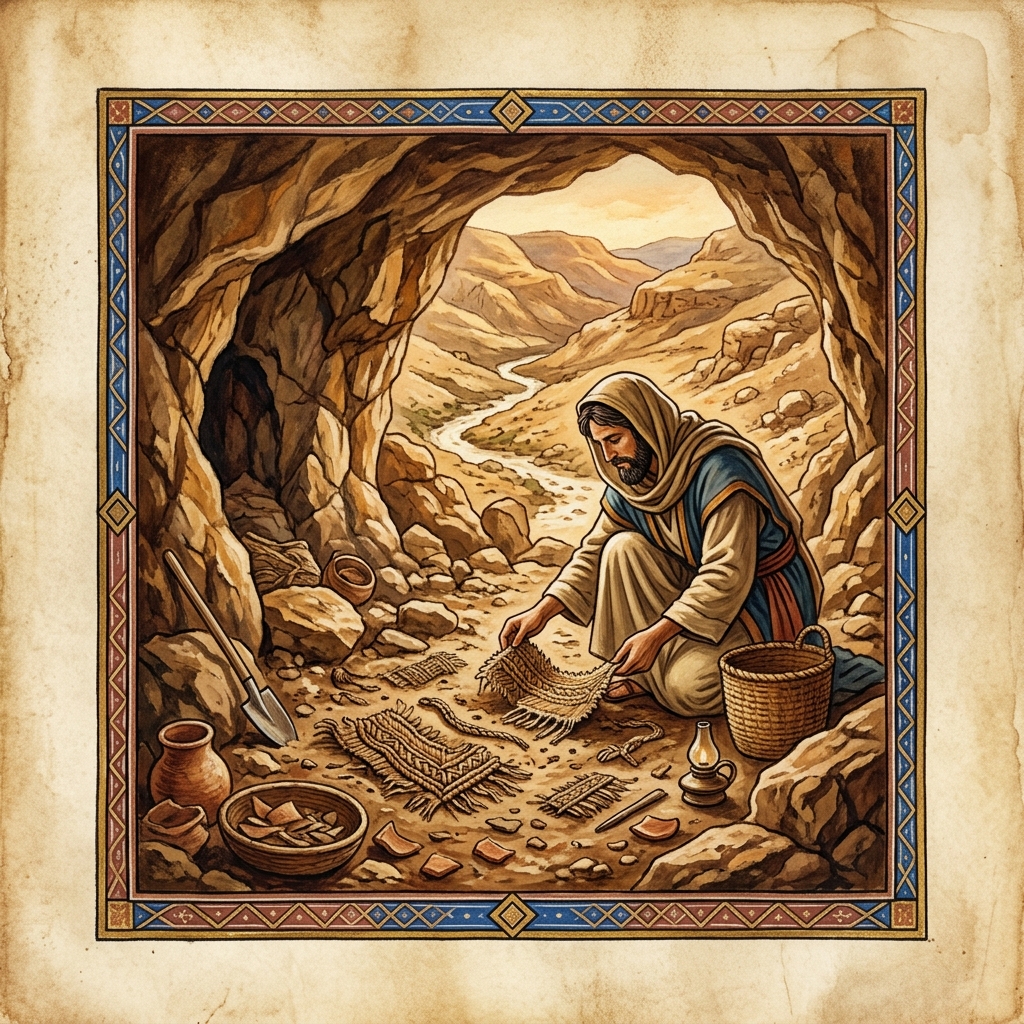 Fragmentos textiles históricos hallados en la cueva de Nahal Hemar como primeros testimonios de la técnica de la costura con aguja