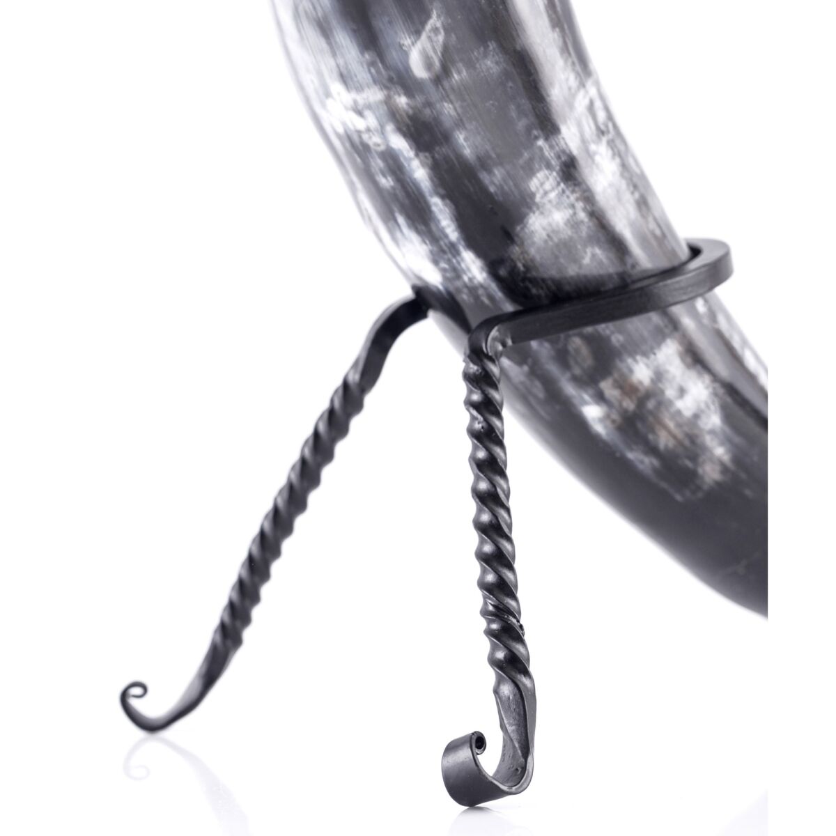 Soporte de cuerno para beber Omega forjado a mano S