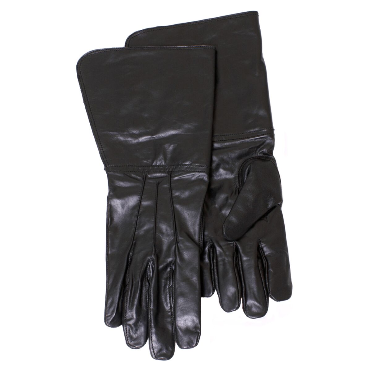 Guantes de guante, negro, talla L