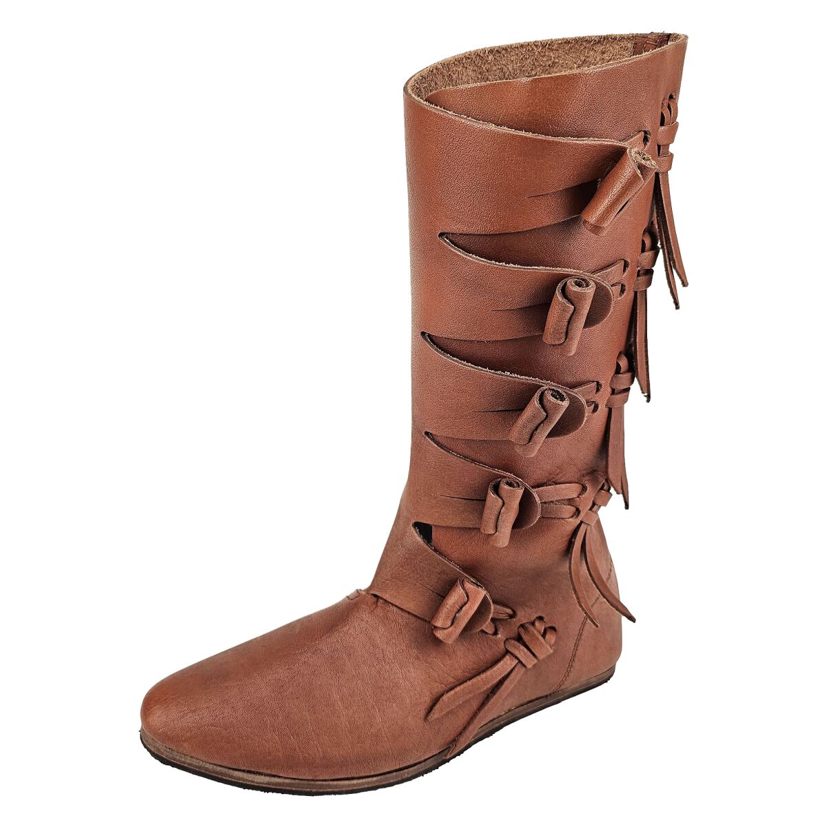 Botas vikingas Jorvik marrón con suela de goma 47
