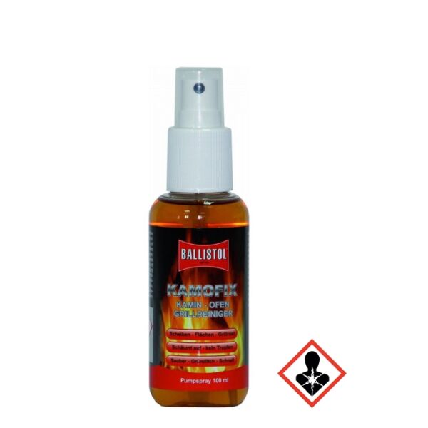 Ballistol Kamofix, limpiador de chimeneas, parrillas y hornos, spray 100 ml