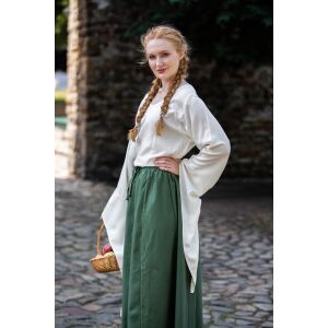 Blusa de manga trompeta "Irma" nature