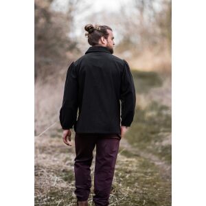 Camisa medieval negra "Ferdinand