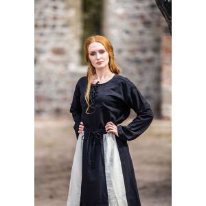 Blusa medieval negra "Tilda