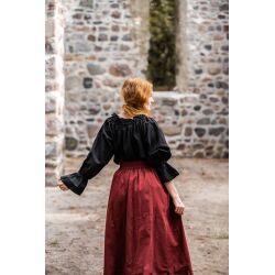 Blusa medieval negra "Morgan