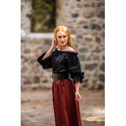 Blusa medieval negra "Morgan