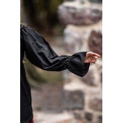 Blusa medieval negra "Morgan