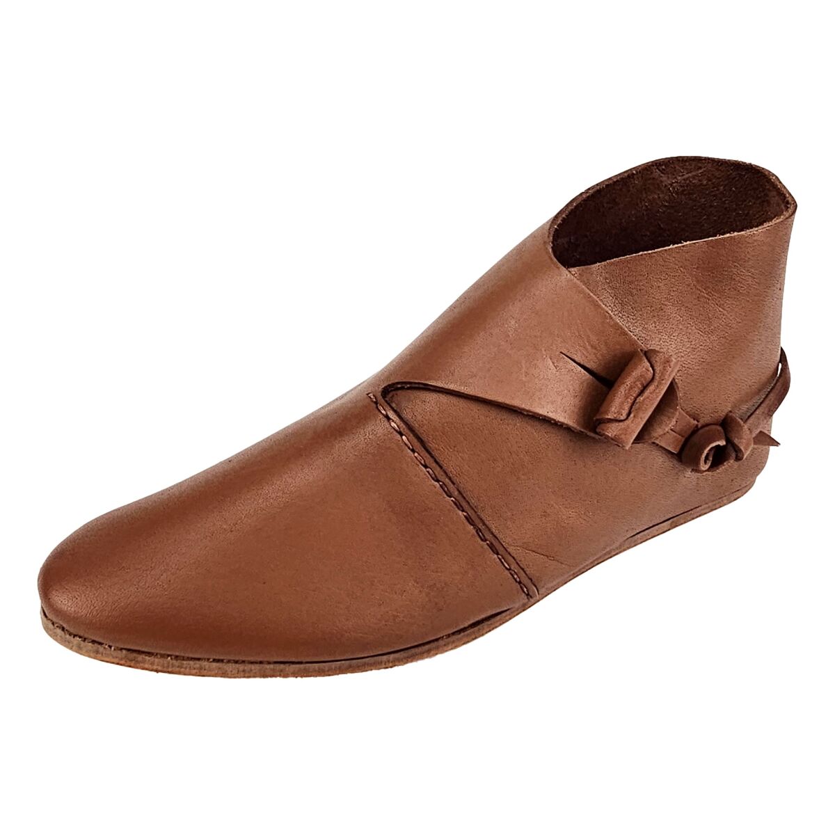 Primeros zapatos medievales con cierre de hebilla 40