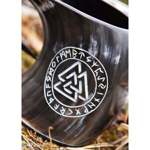 Jarra de cerveza de cuerno - "Valknut"