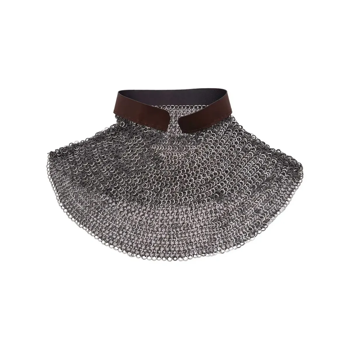 Collar medieval de cadena, acero inoxidable