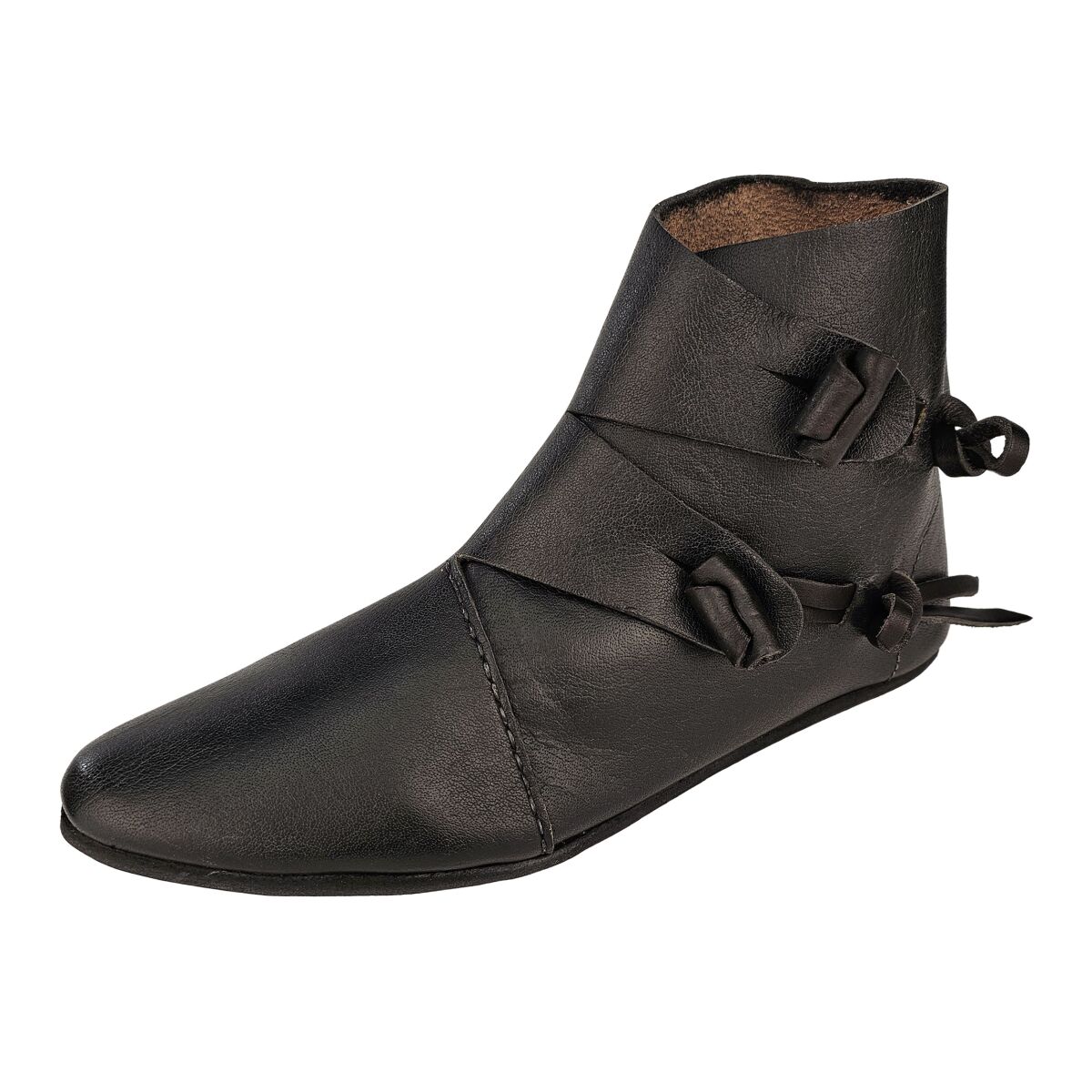 Zapatos vikingos tipo Jorvik con suela de un clavo negro 42