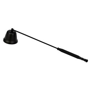 Apagavelas artesanal de hierro negro, con cabezal móvil