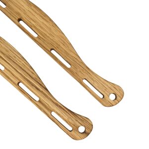 1 par de cuelgabolsos Viking de roble "Birka" de 27 cm