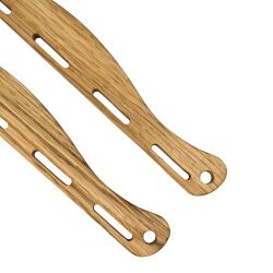 1 par de cuelgabolsos Viking de roble "Birka" de 27 cm