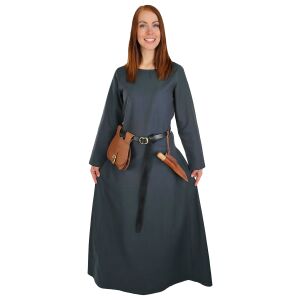 Vestido medieval clásico o enagua azul «Amalie» XXXL, artículo de segunda calidad