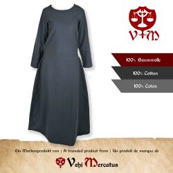 Vestido medieval clásico o enagua azul «Amalie» XXXL, artículo de segunda calidad