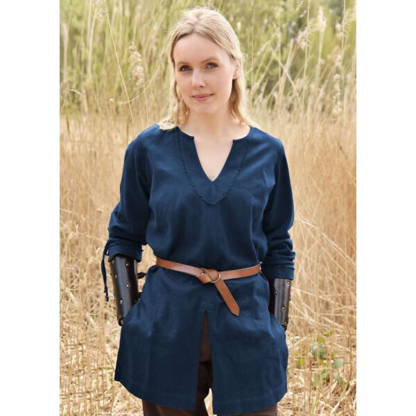 Túnica de mujer Ylva, azul, talla M, producto de segunda mano