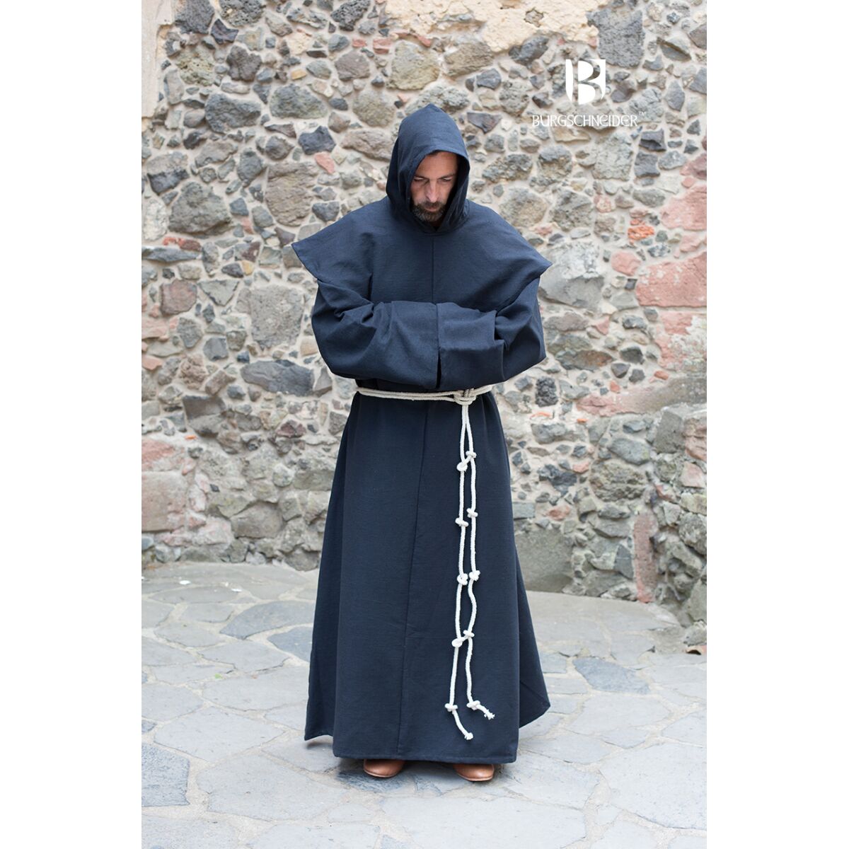 Hábito de monje Benedictus negro box