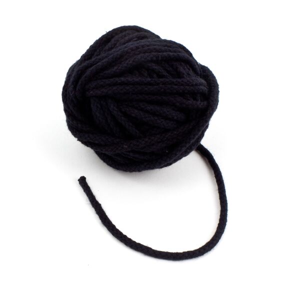 Cordón para nidos, negro, 10 cm